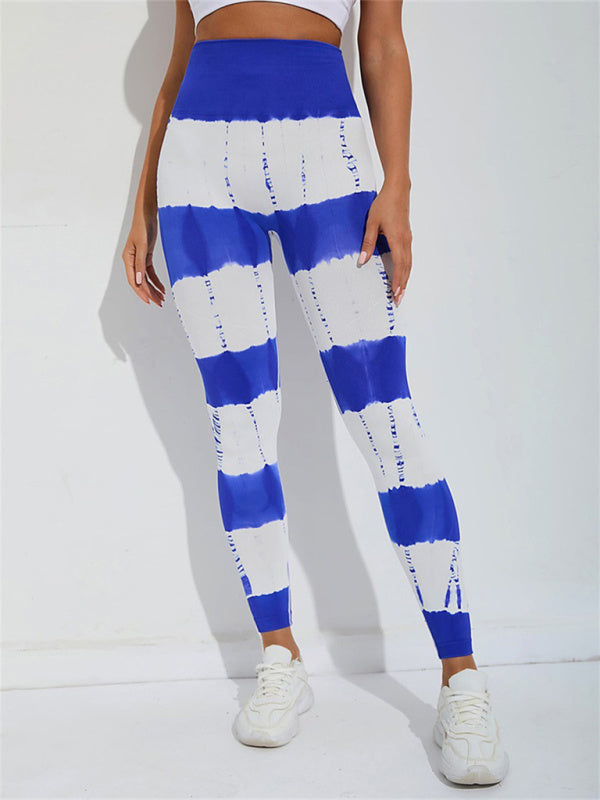 Yüksek Bel Kadın Batik Pantolon, Antrenman, Spor, Yoga, Fitness