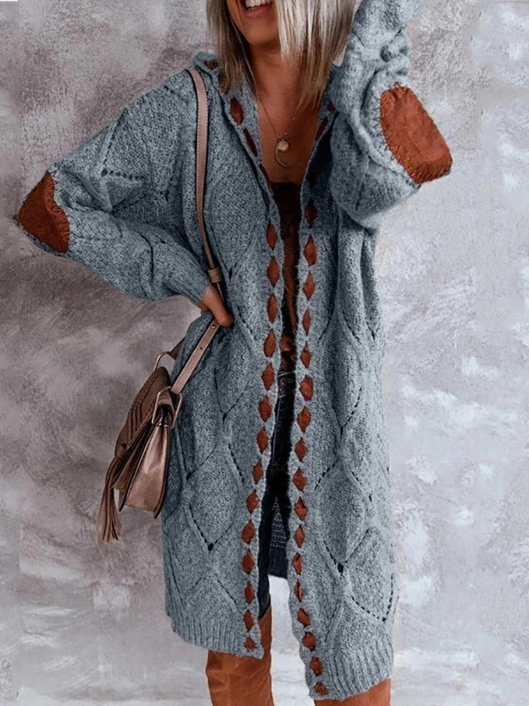 Matilda - Vintage Stil Uzun Kollu Triko Hırka